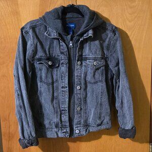 Arizona womens denim jacket with hood